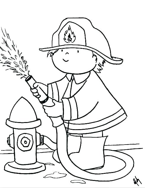 490x636 Fireman Hat Coloring Pages