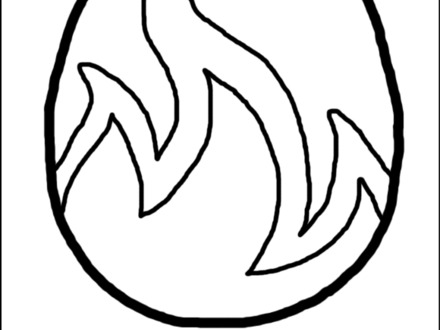 Fire Flames Coloring Pages