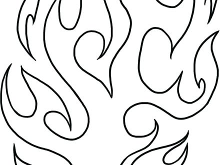 440x330 Flame Coloring Page Candle Flame Coloring Page Powermoves.site