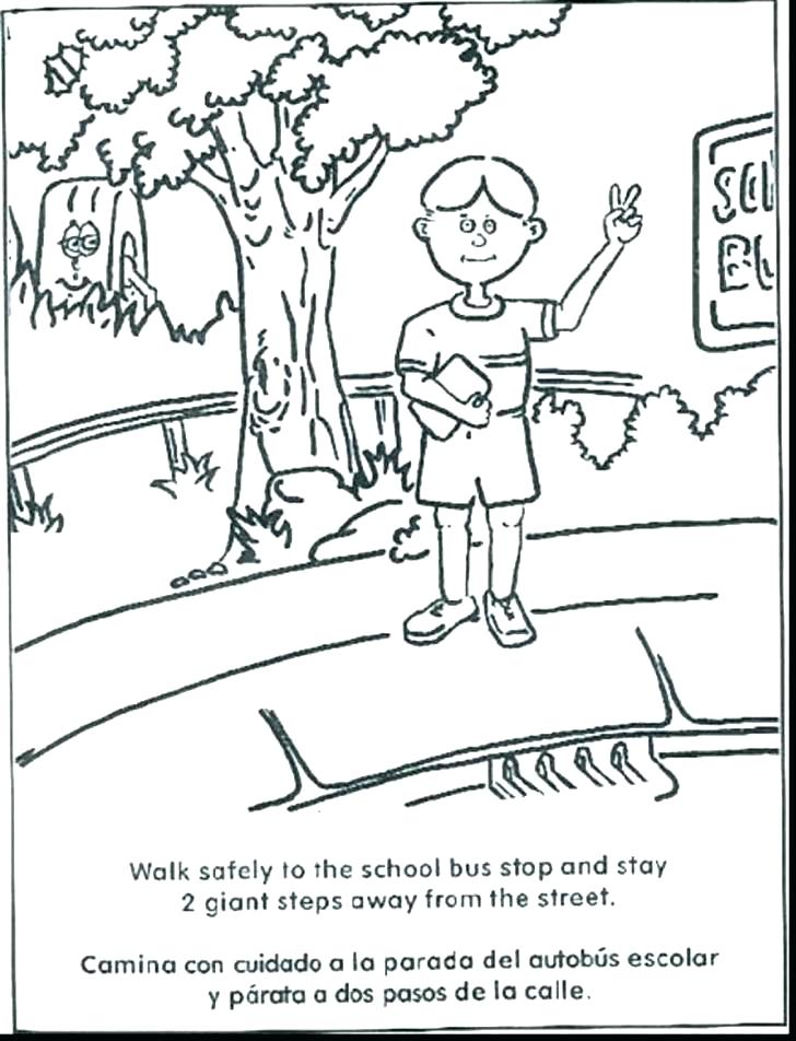 728x952 Safety Coloring Pages For Kindergarten Safety Coloring Pages Cool