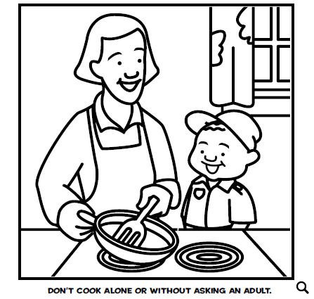 Fire Safety Coloring Pages