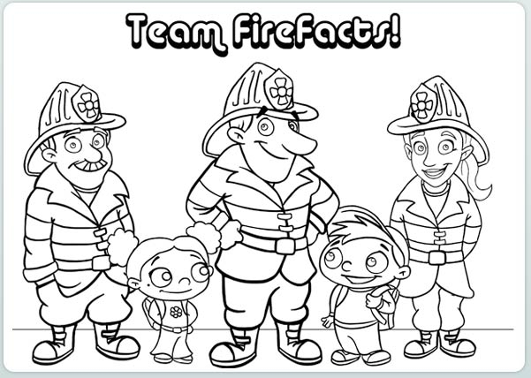 601x428 Printable Fire Safety Coloring Pages 17 Best Images About National