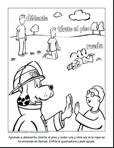 385x500 Fire Safety Dalmatian Coloring Page Pages Gallery Best Coloring