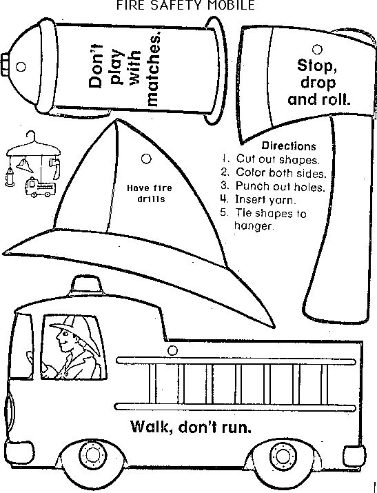 547x715 Fire Safety Printable Coloring Pages Free Coloring Pages