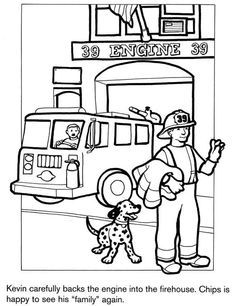 236x306 Fire Station Coloring Page Coloring For Kids