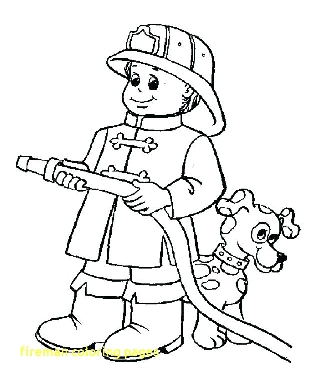643x762 Firefighter Coloring Page Fresh Firefighter Coloring Page Fireman