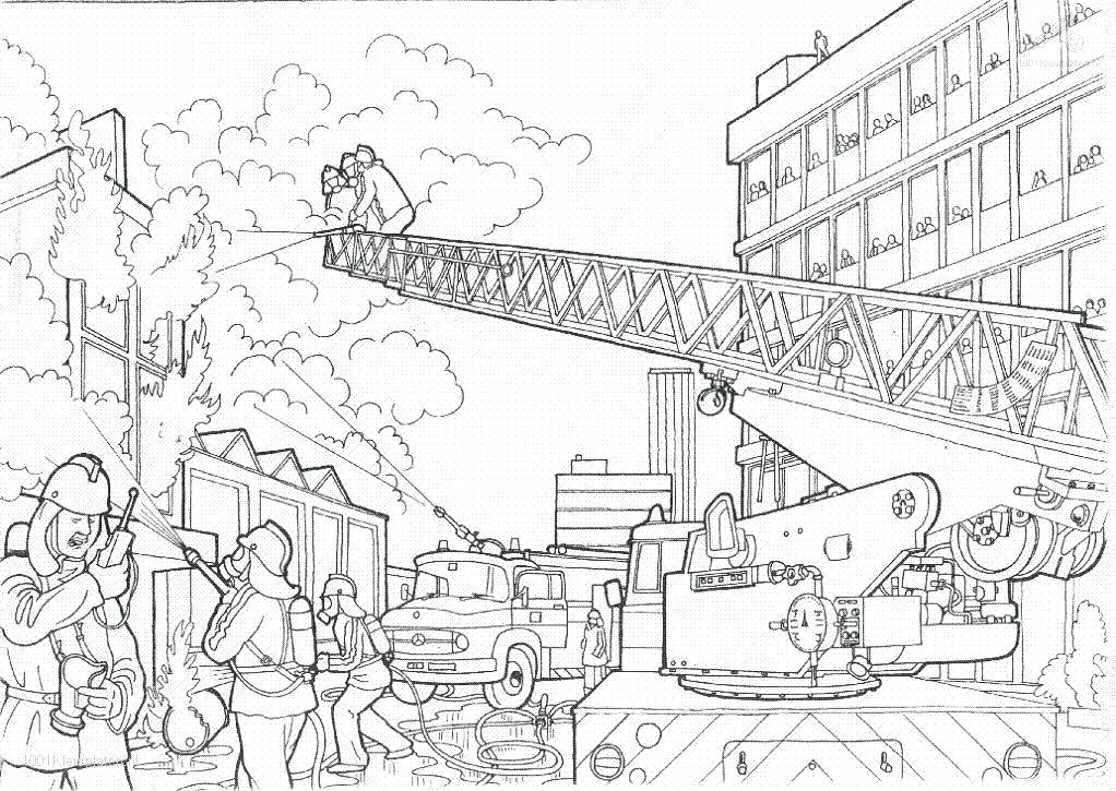 1022x725 Excellent Fire Department Coloring Pages Firetruck Coloring Sheet