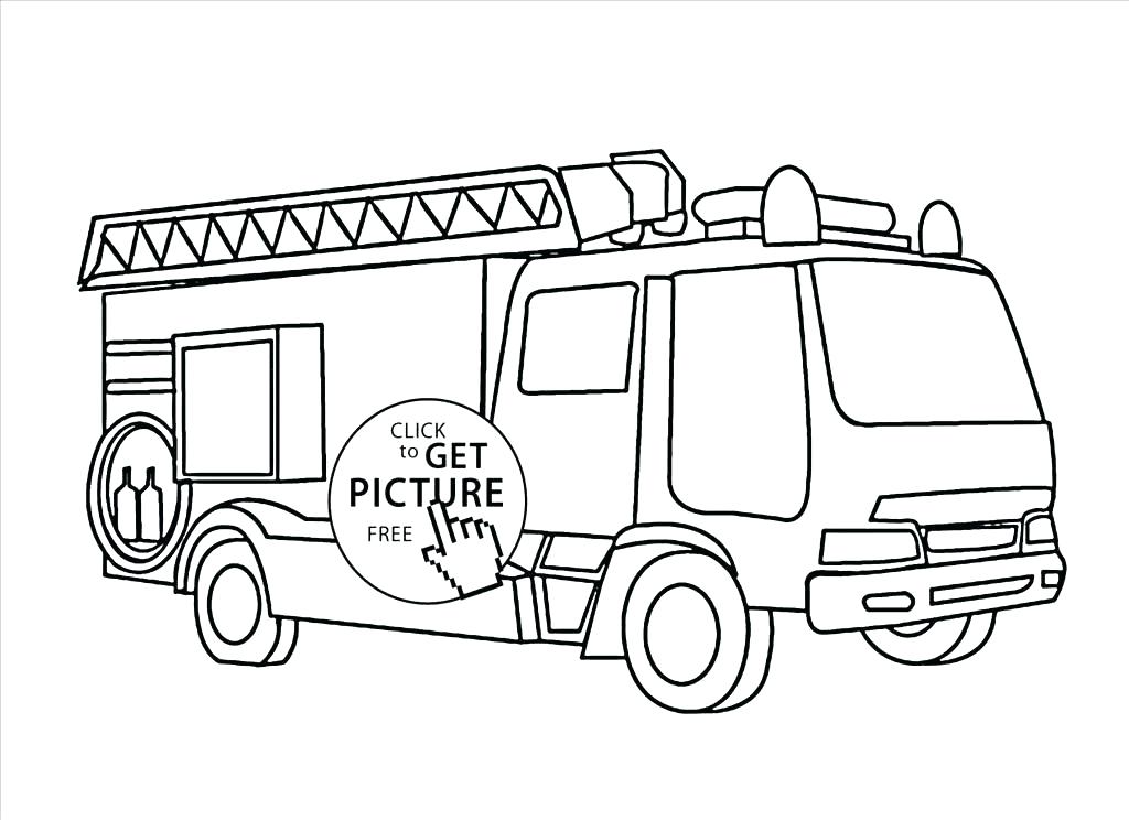 1024x744 Fire Engine Colouring Pages Truck Coloring Sheets Truck Coloring