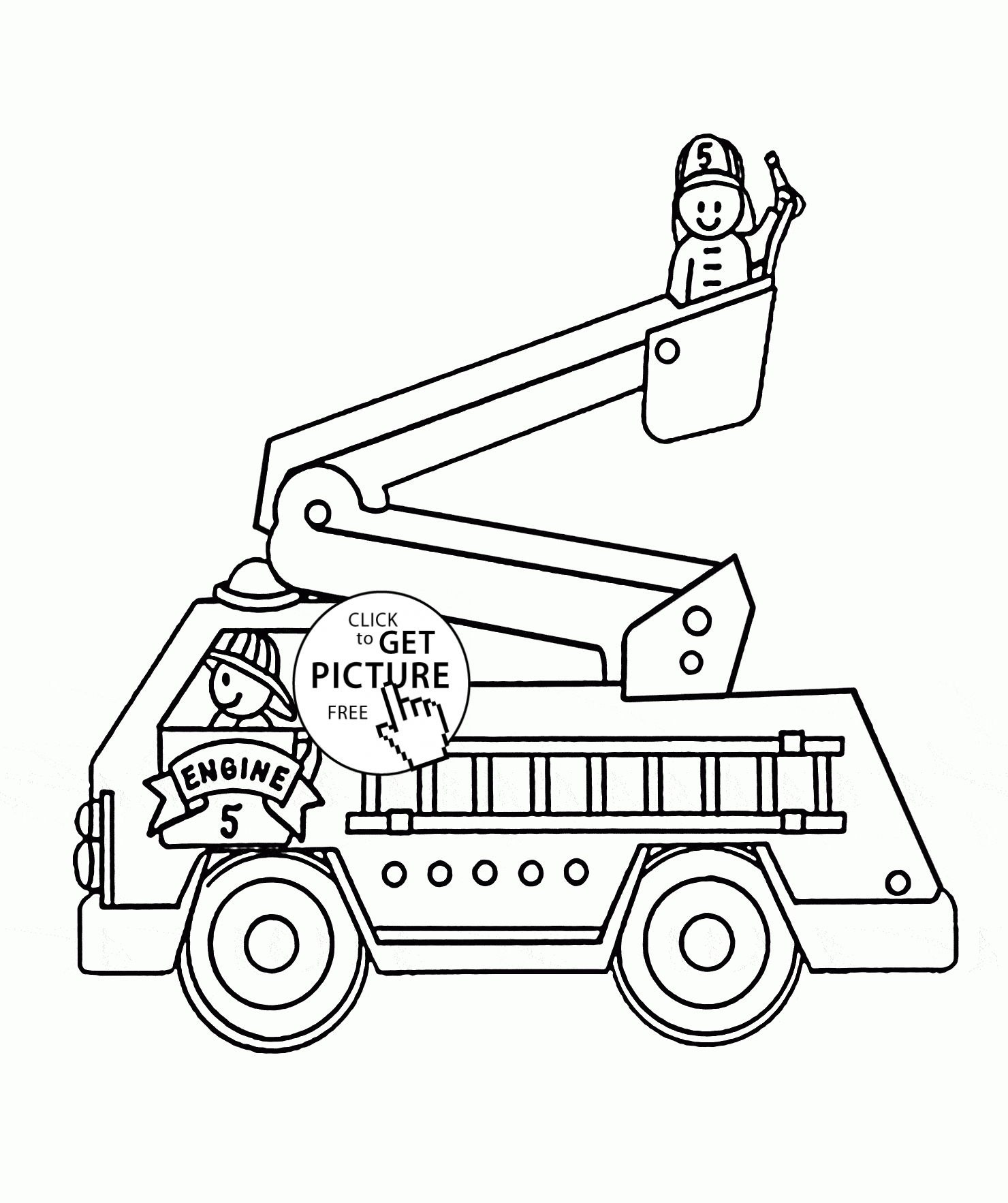 1480x1766 Fire Truck Coloring Page Lovely Free Fire Truck Coloring Pages