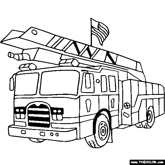 560x560 Fire Truck Coloring Pages Inspirational Fire Truck Coloring Pages