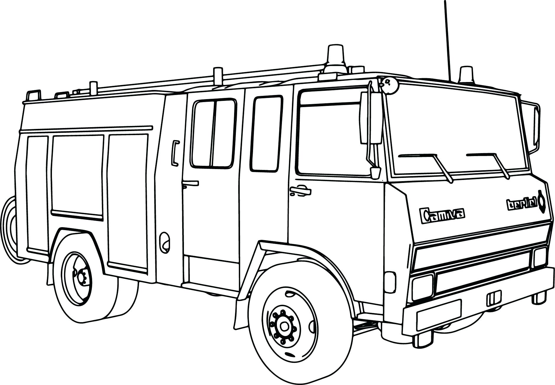 1880x1305 Coloring Pages ~ Fire Truck Coloring Pages Boys Dump And Trucks