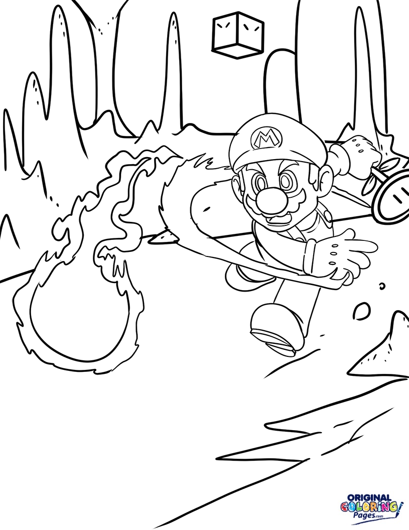 815x1056 Super Mario Coloring Pages Original Coloring Pages