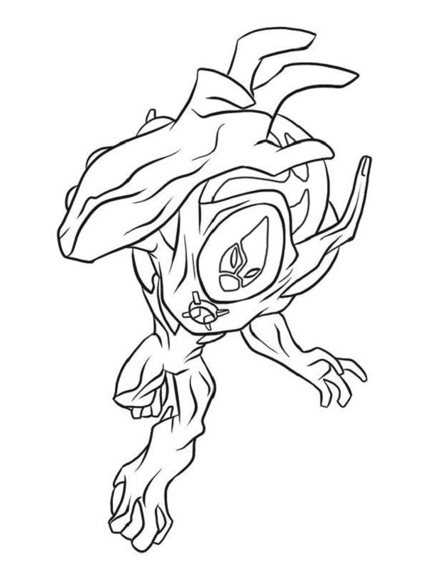 600x806 Ben 10 Ultimate Coloring Pages Alien Force Coloring Kids
