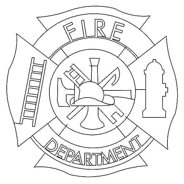 600x600 Fireman Coloring Sheet Fire Fighter Coloring Pages Cross Cross