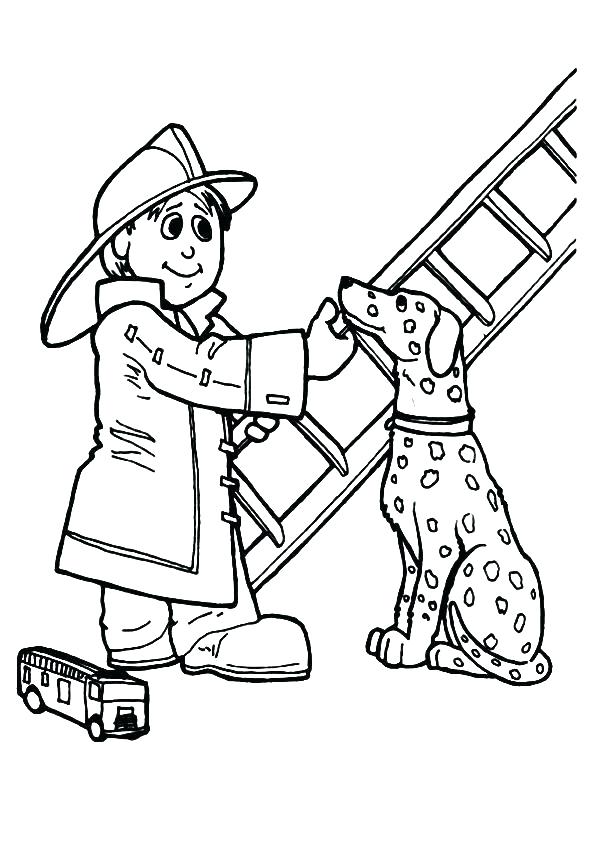 595x842 Printable Firefighter Coloring Pages Optimalmining.club