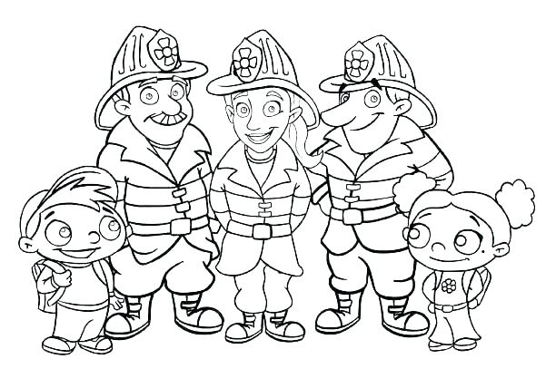 601x428 Fireman Coloring Fireman Coloring Fireman Coloring Pages