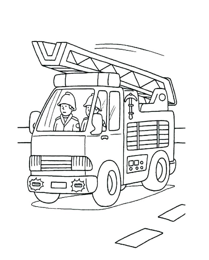 671x837 Firefighter Coloring Page