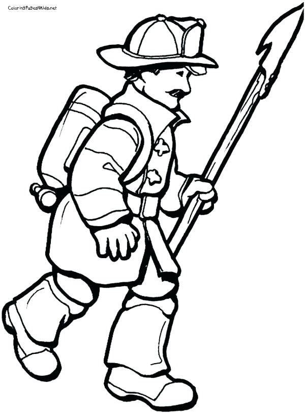 600x811 Fireman Coloring Page Fireman Hat Coloring Page Fireman Coloring