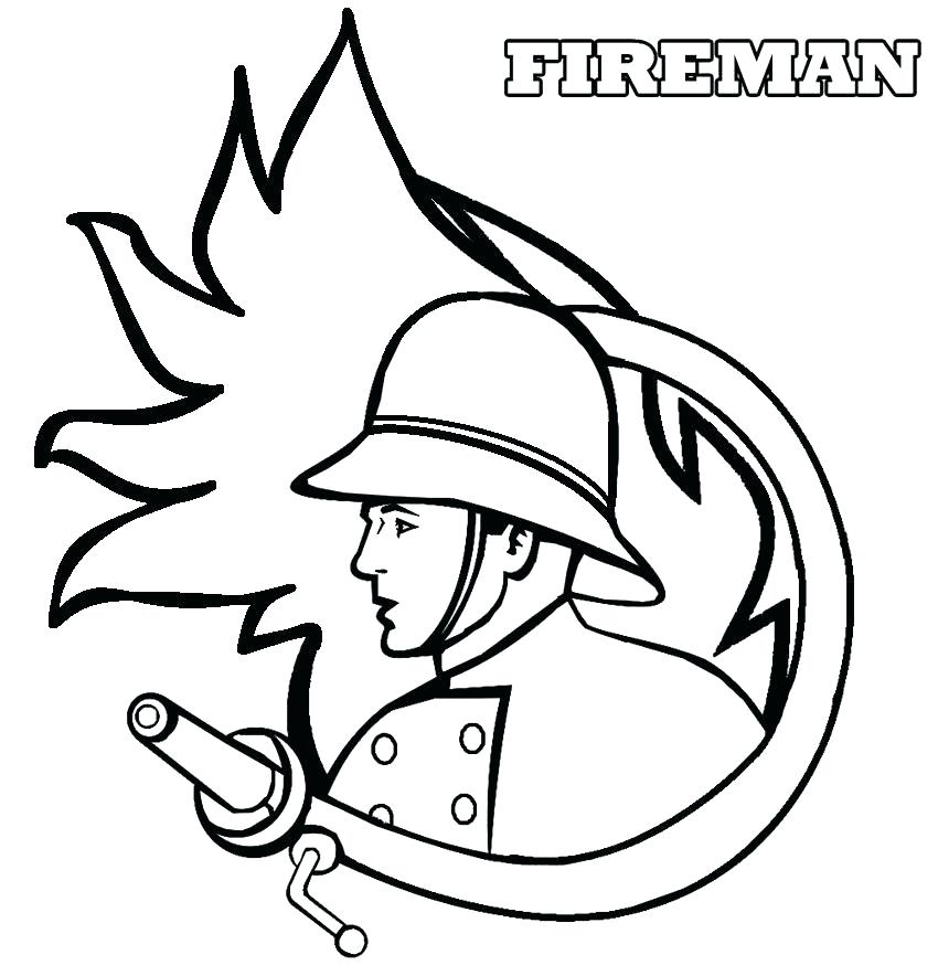 850x884 Firefighter Hat Coloring Page Fireman Hat Coloring Page Fireman