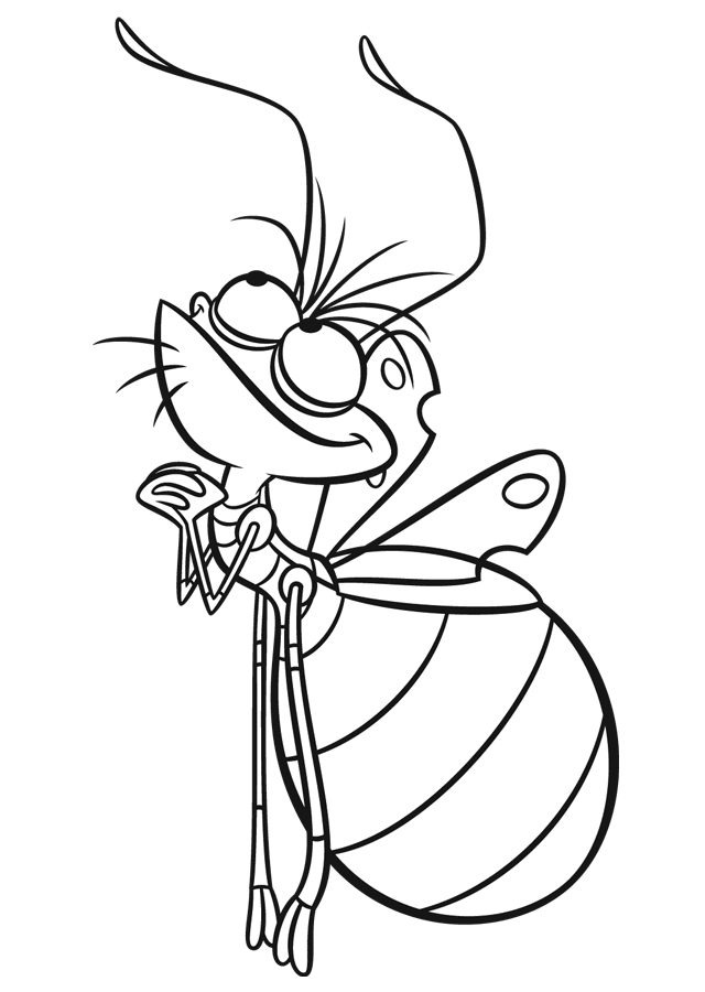Firefly Coloring Page