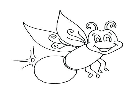 476x333 Coloring Page Firefly Coloring Page Click The Fruit Fly Pages