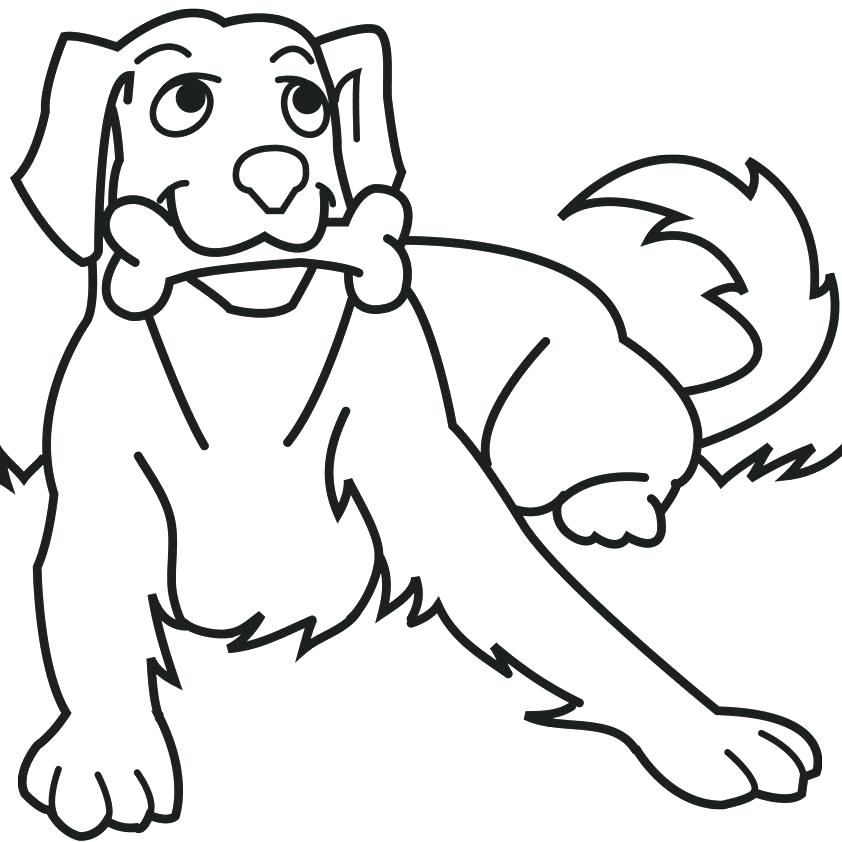 842x842 Dog House Coloring Page