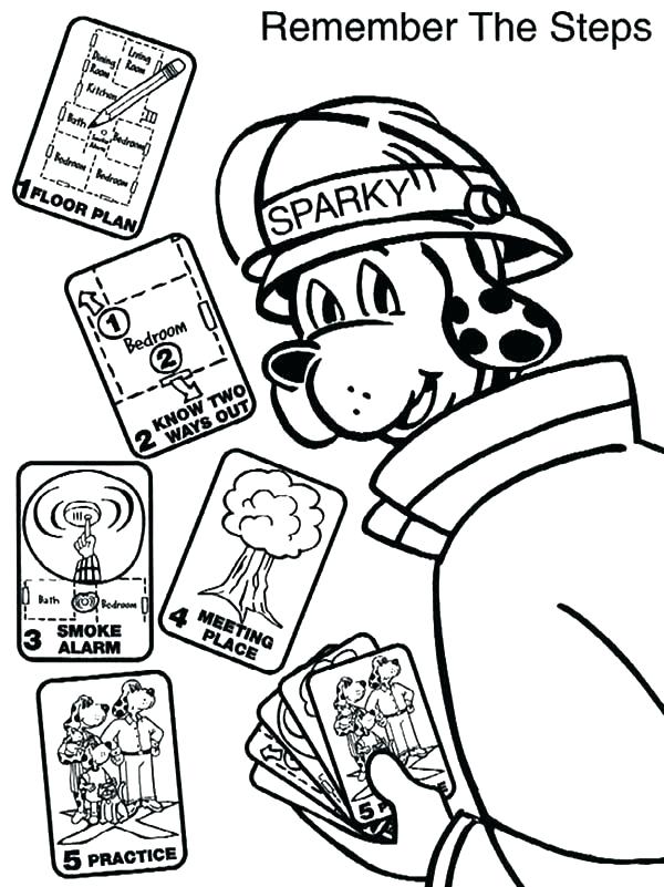600x801 Coloring Pages For Kids Disney Firehouse Dog Page Fire Hydrant