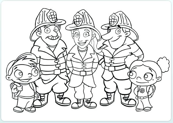 601x428 Fire Fighter Coloring Pages Fire Fighter Coloring Pages