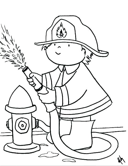 490x636 Fireman Coloring Page Fireman Hat Coloring Page Fireman Coloring