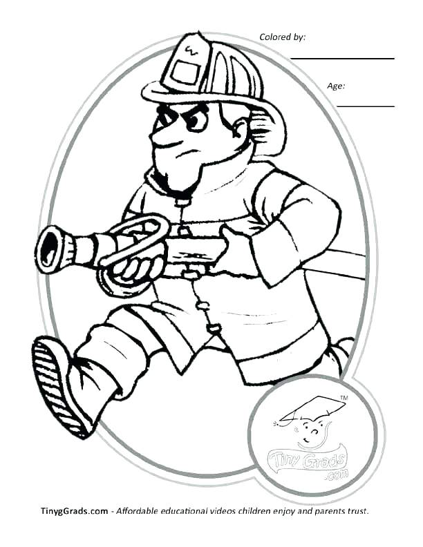 612x792 Firefighter Hat Coloring Page Firefighter Hat Coloring Page