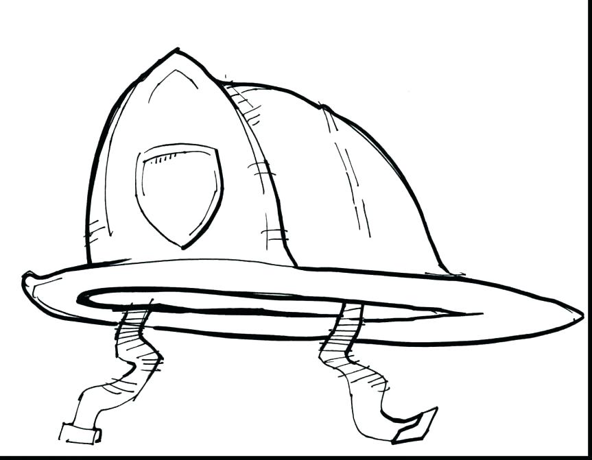 863x671 Fire Hydrant Coloring Page Fireman Hat Coloring Page Fire Fire