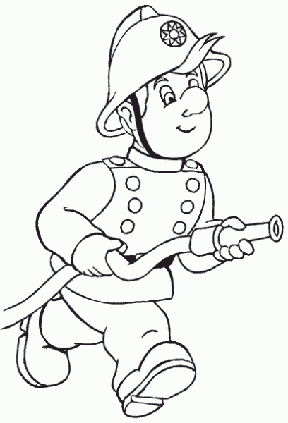 Fireman Sam Coloring Pages