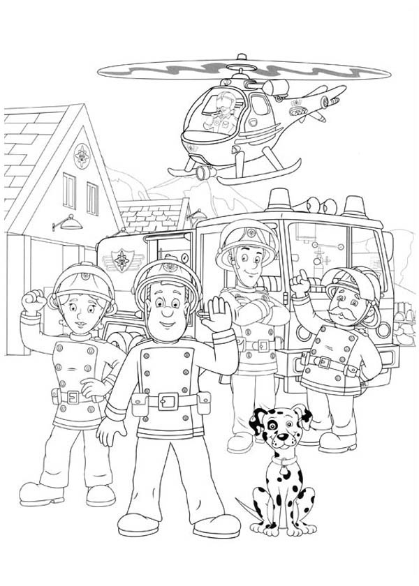 600x840 Fireman Sam Coloring Pages To Download And Print For Free