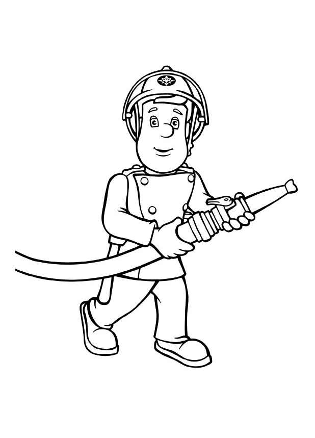 618x859 Fireman Sam To Color For Kids
