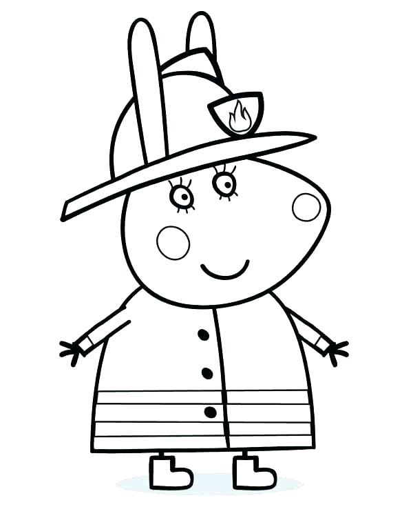 600x764 Fireman Coloring Book Fireman Coloring Sheet Fireman Coloring Page