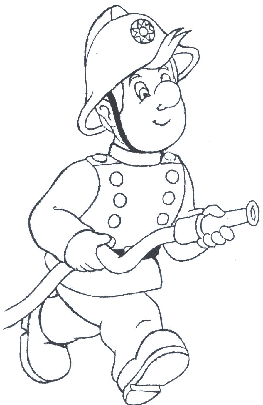 896x1376 Fireman Sam Coloring Pages