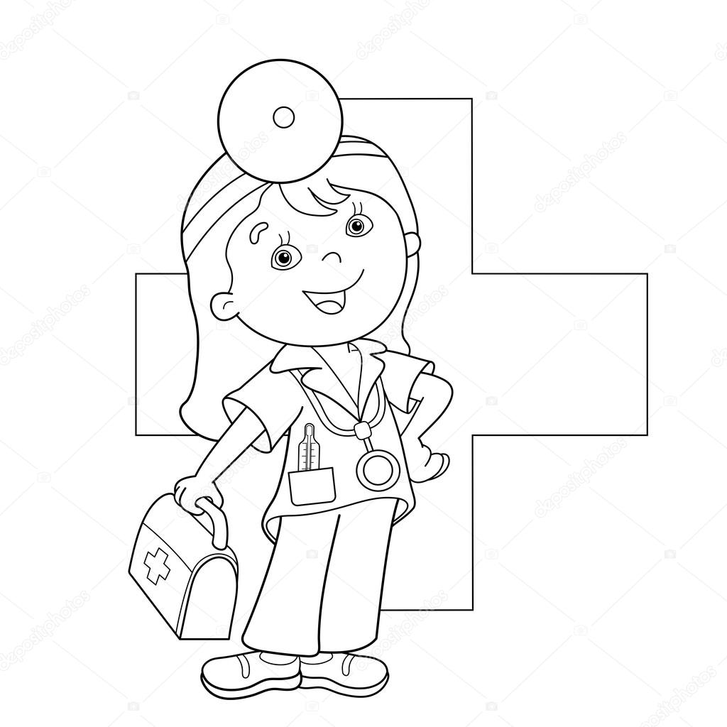 1024x1024 First Aid Coloring Pages