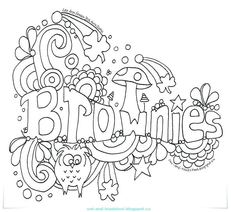 736x676 First Aid Coloring Pages Brownie Girl Scout Images
