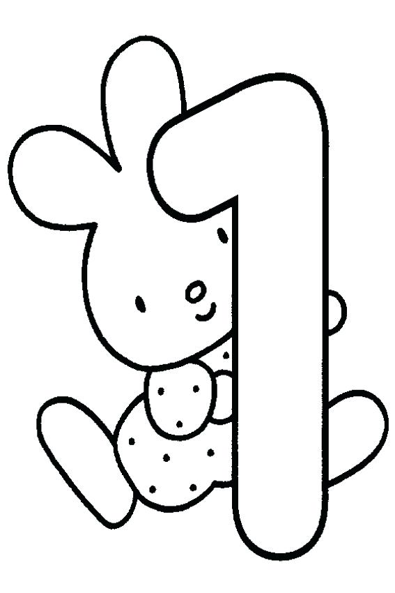 567x850 Birthday Coloring Page First Birthday With First Birthday Coloring
