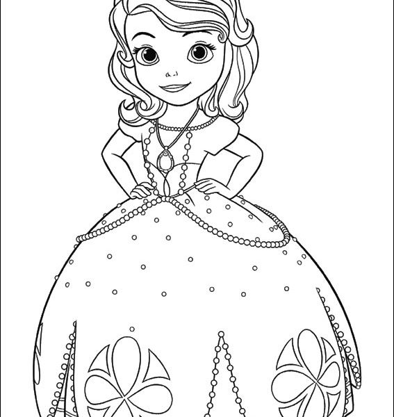 567x600 Sofia Coloring Pages Download Coloring Pages