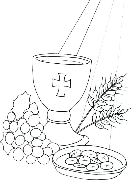 533x724 Communion Coloring Pages Printable Printable Coloring Communion