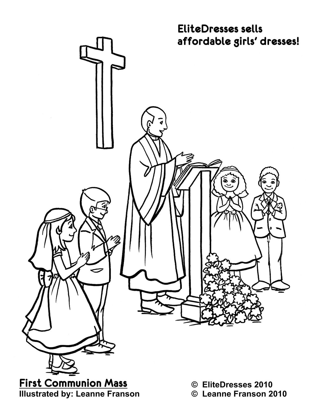 1275x1650 Communion Coloring Printables Firstcommunion Coloring Pages