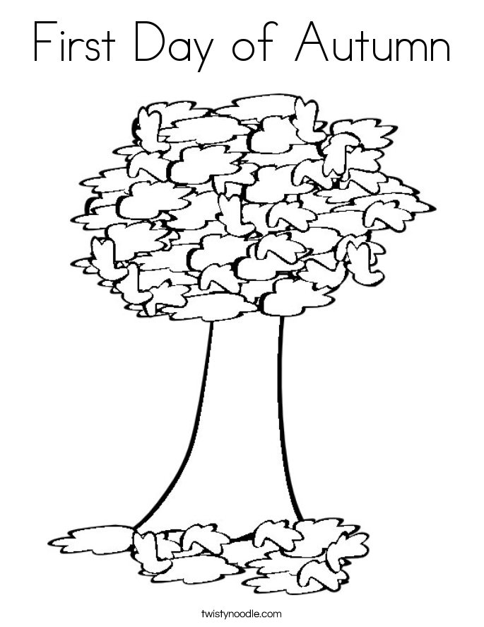 685x886 First Day Of Autumn Coloring Page