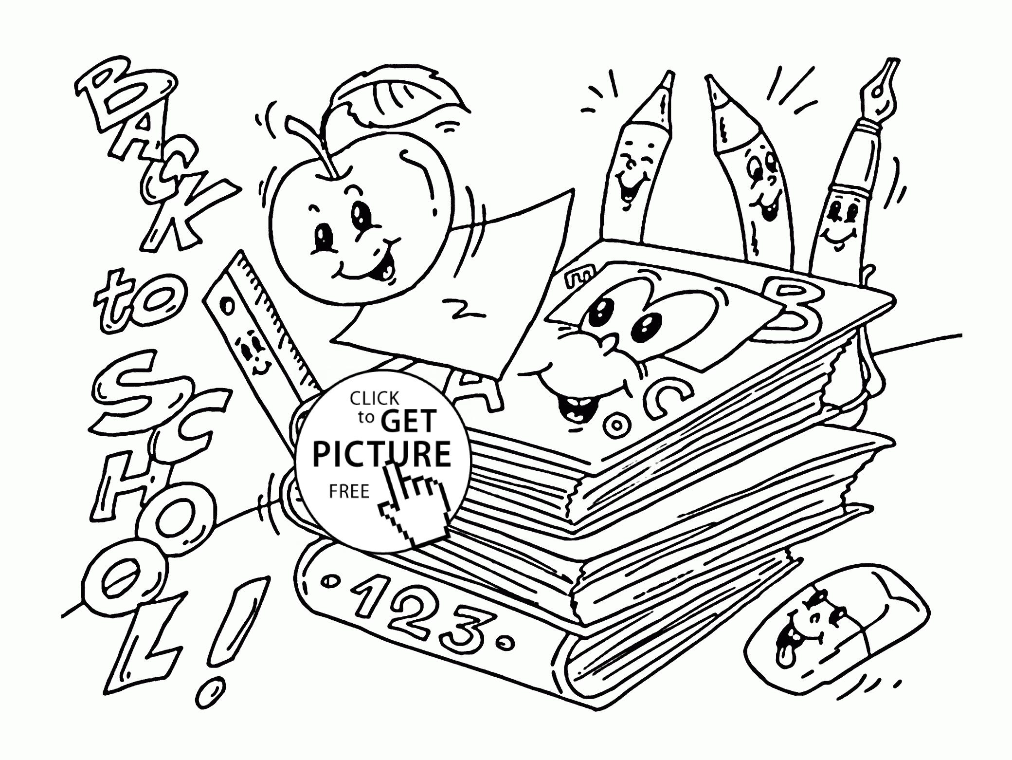 2080x1561 Simple First Day Of School Coloring Sheets Sheet 13713