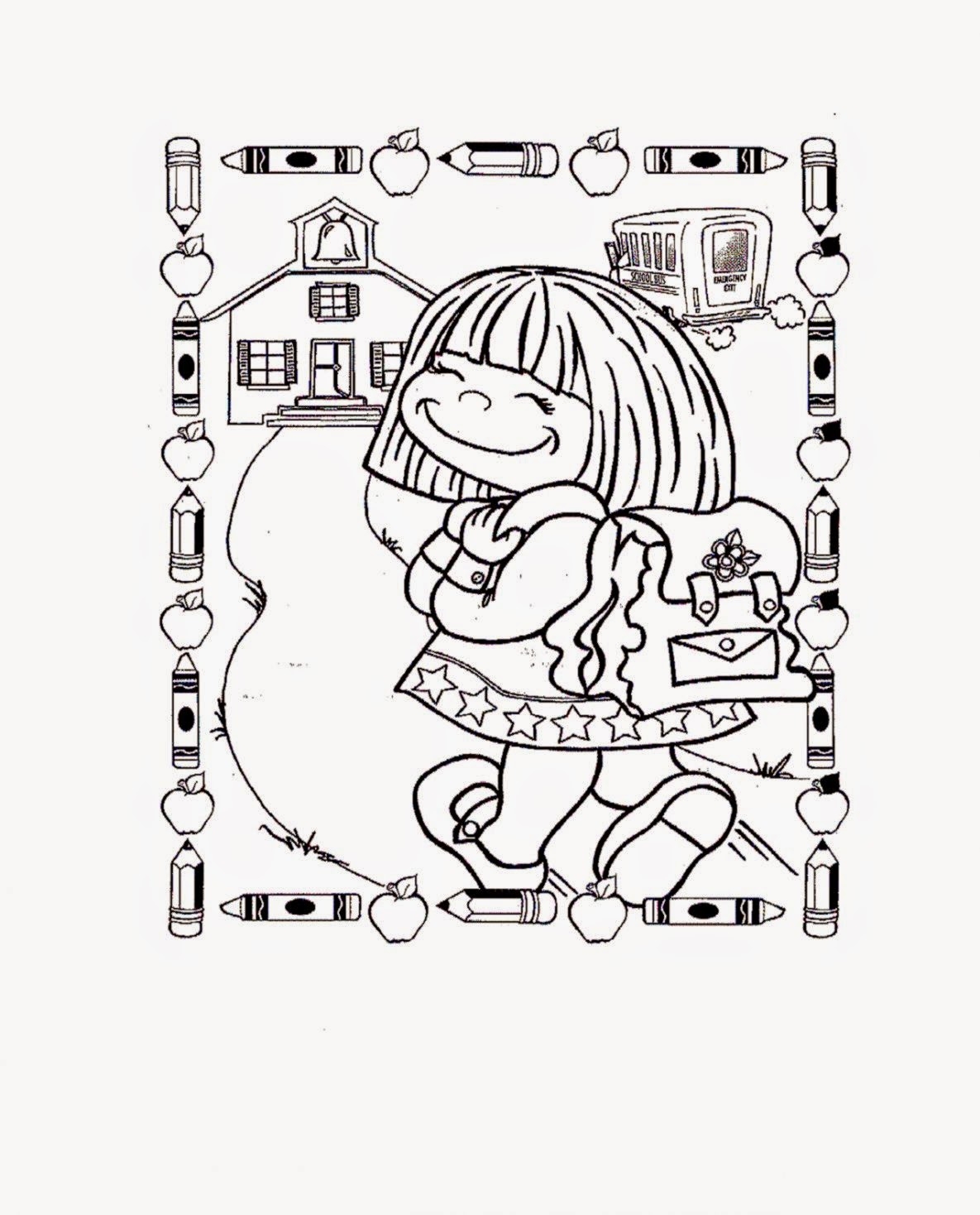 1185x1468 Fresh Coloring Sheet For First Day Kindergarten Free Coloring