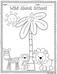 236x305 Free Editable Coloring Page For The First Day Of School! Preschool