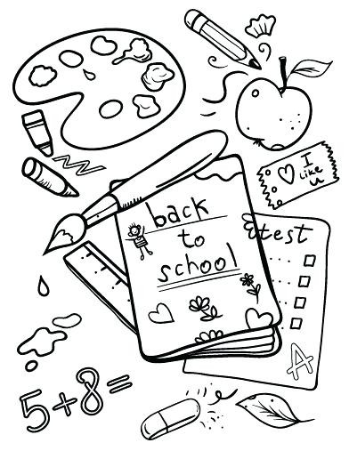 392x507 First Day Of Kindergarten Coloring Sheet Unique Coloring Pages