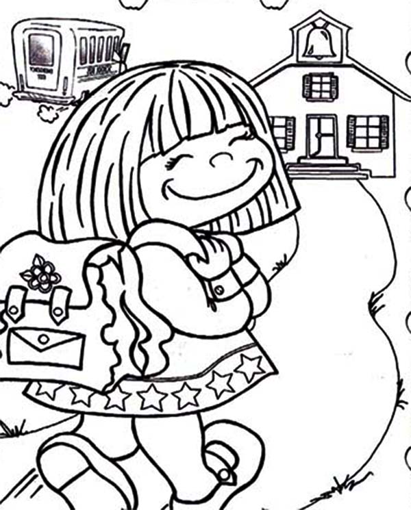 600x745 40 First Day School Coloring Pages, Amelia Bedelia First Day