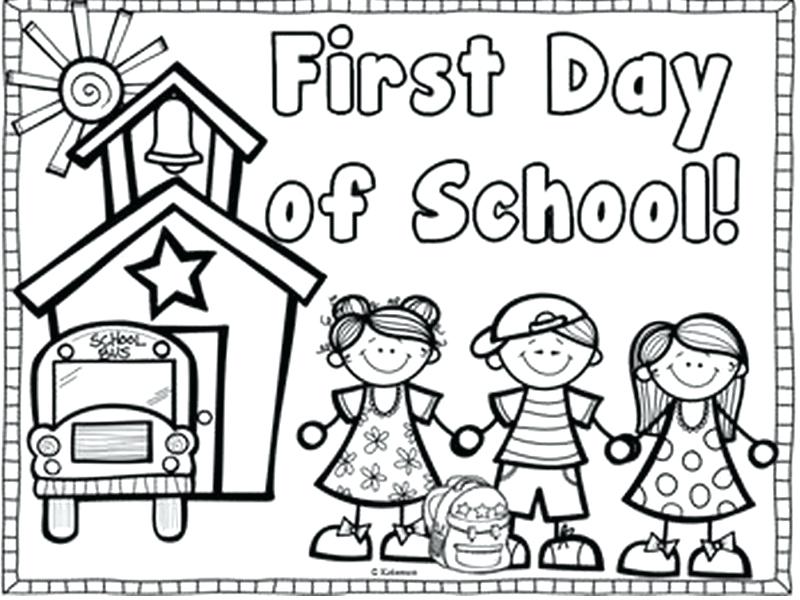 800x600 Huge Gift First Day Of Preschool Coloring Pages School Welcome