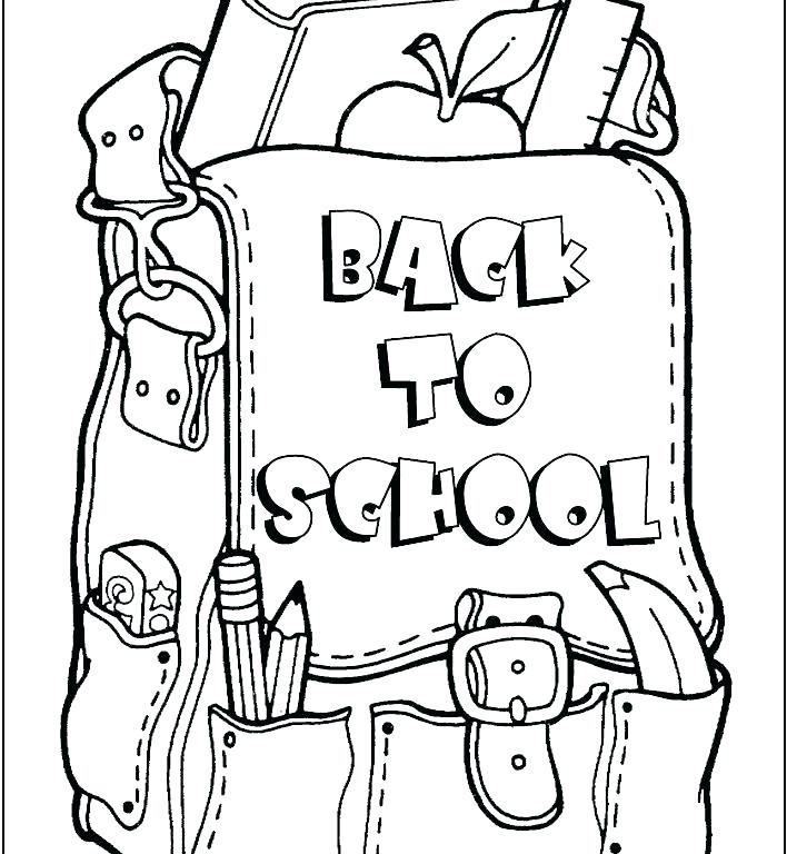 708x768 Back To School Coloring Pages For Preschool Related Post Sunday
